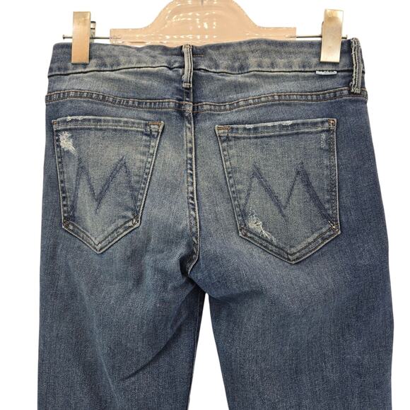 Mother Jeans Womens 26 The Looker Skinny Ankle Heartbreaker Distressed Sexy USA - Picture 5 of 12